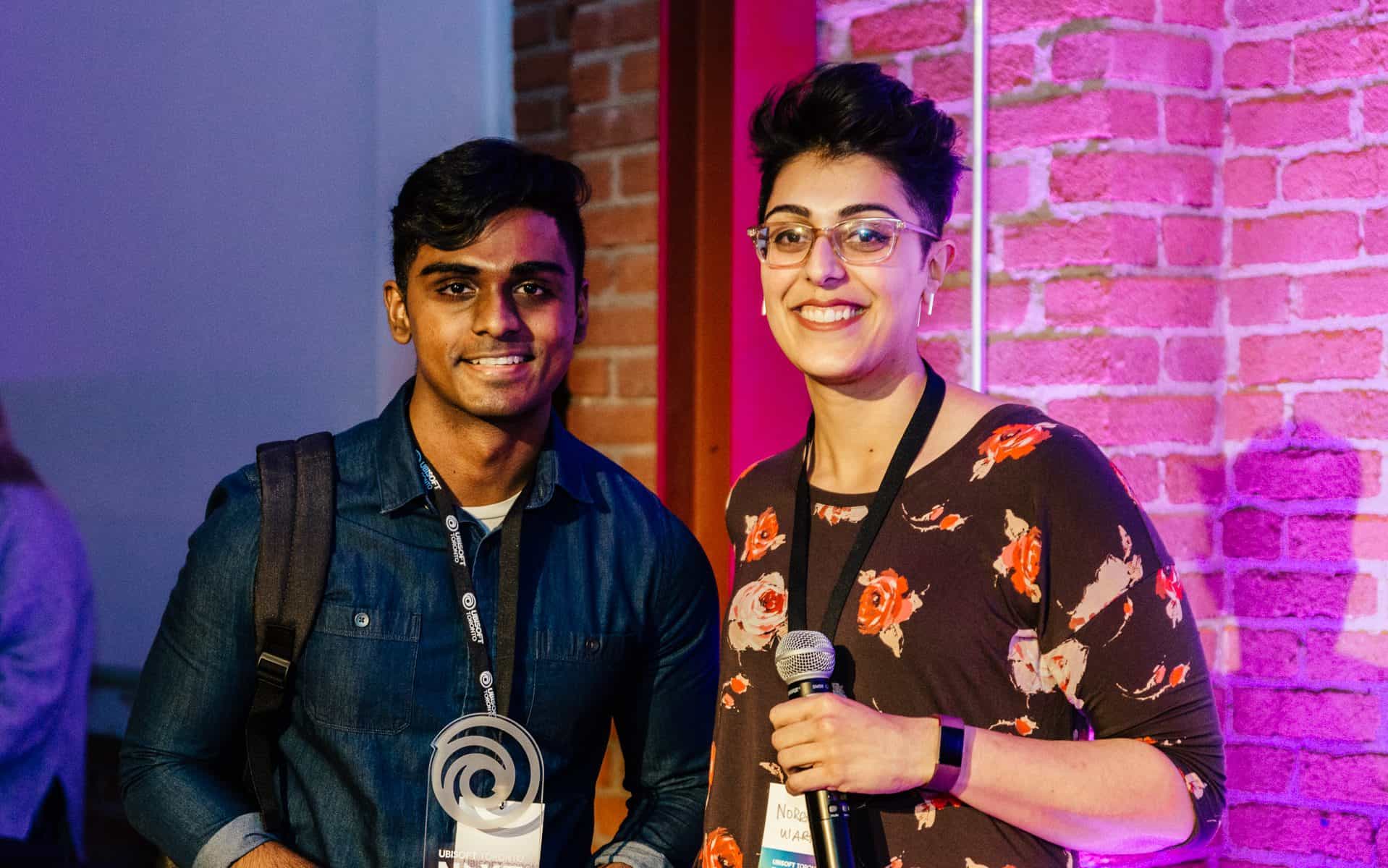 Noreen Rana with NEXT User Interface 2019 winner