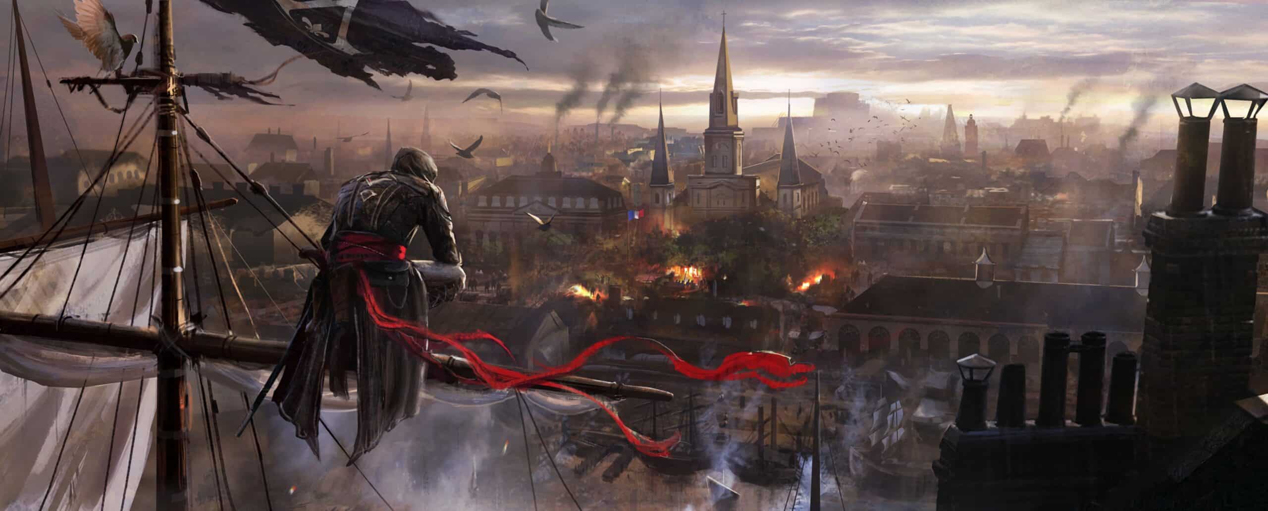 Screencapture from Assassin's Creed Unity gameplay