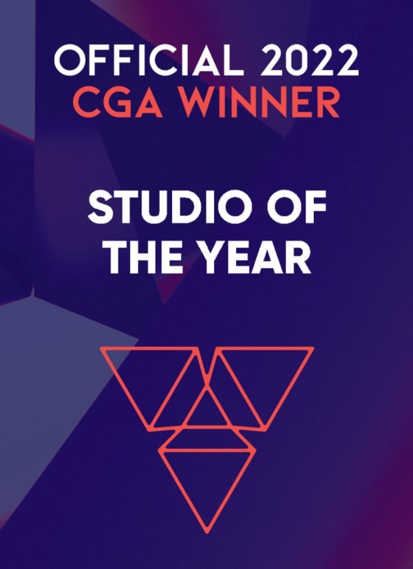 Logo for Studio of the Year Official 2022 CGA Winner